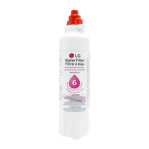 LT800P Fridge Water Filter Replacement 6 Month 200 Gallon Capacity NSF42 NSF53 White bottle upright view