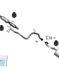 Toyota Yaris 06-11 1.5L Hatchback Dual Catalytic Converter Ext Pipe And Muffler Exhaust Replacement Parts Kit OE-Quality