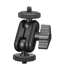 Double Ball Heads Magic Arm With 15mm Ball For 360 Degree Rotation And One Quarter Inch Screw Extend Mount for camera rig