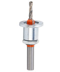 Heavy Duty Adjustable Depth Countersink Drill Bit With Slick Flute Design For Woodworking And Metal Drilling, alloy steel, compact design.