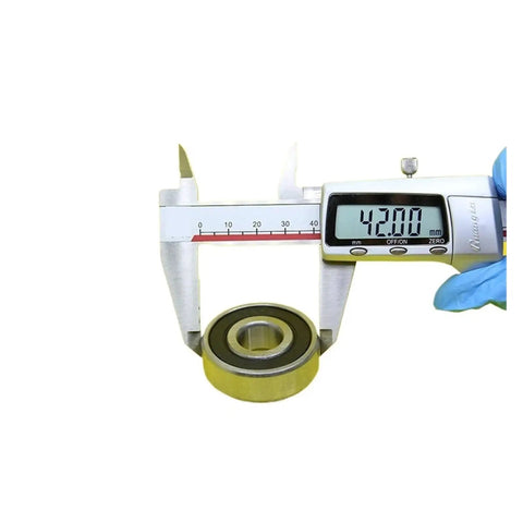 Get Your Hands On This Awesome 6302 Hybrid Ceramic Bearing For High Speed Motors And Heavy Duty Applications Measuring 15 Millimeter By 42 Millimeter By 13 Millimeter With Easy Installation For Serious Radial Load Support, measuring 42mm.