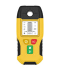 Wall Scanner Stud Finder 6-in-1 Metal Detector Auto Shutoff LCD(Yellow) with LCD display and buttons for various detection modes.