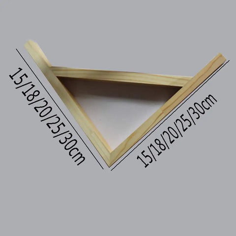 Heavy Duty L Shaped Corner Brackets For Walls Rock Solid Shelf Supports shown in various sizes, solid wood construction.