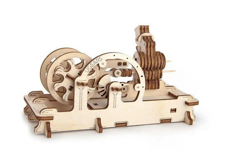 Hands On Dope Pneumatic Engine 3D Wooden Puzzle Kit For Teens And Adults No Glue Brain Teaser Construction Set Realistic Wooden Mechanical Model DIY Gift Plywood Build Educational Fun, plywood wooden model