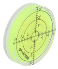 Ycauty Bubble Spirit Level 60 * 12mm Degree Marked Surface Circular Level with clear design for easy measurement visibility.