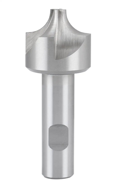 HSS Corner Rounding End Mill Pro Grade One Half Inch Radius Right Hand Cut Three Quarter Inch Shank One And One Half Inch Cutter Diameter Three Seven Eighths Inch Overall Length Built For Milling Rounded Corners
