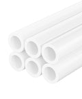 1/2 Inch PVC Pipe 6 Pack, 17 Inch Long Schedule 40 PVC Tubing For DIY Projects And Craft Frame Builds, Durable Garage Grade Piping