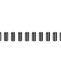 Set Of 10 Dowel Pins 6mm x 12mm 304 Stainless Steel Black Oxidized Durable Cylindrical Shelf Support Pegs Chamfered Ends