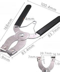Pro Grade Piston Ring Pliers Kit With Ring Installer And Removal Tool, stainless material, 168mm length, garage use tool
