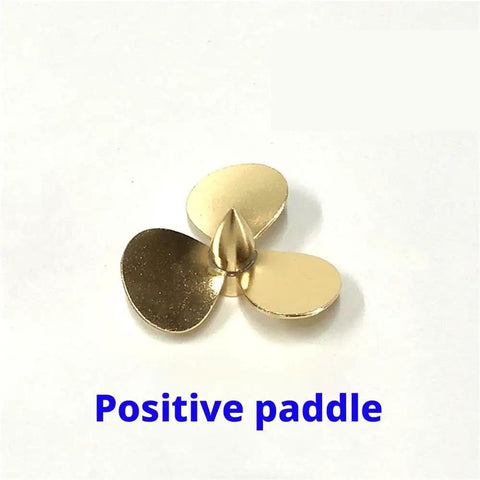 32mm Brass Three Blade Propeller Set For RC Sailboats With Left And Right Hand Turns M3 Shaft Hole Pressure Tested Marine Grade