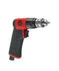 Air Power Drill With 1 Quarter Inch Keyed Chuck, Pistol Handle Grip, 0.31 HP And 230 W Motor, 3300 RPM, Stall Torque 1.9 ft lbf