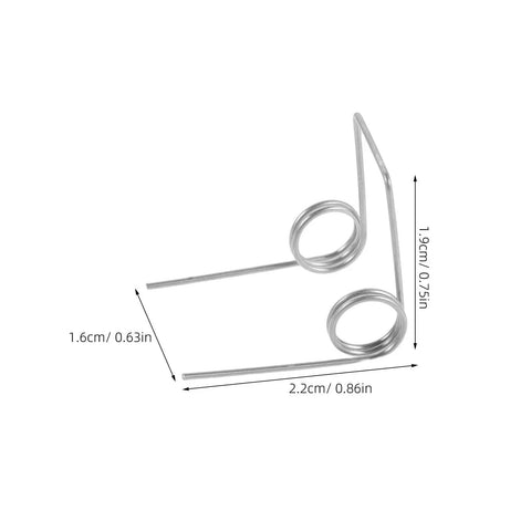 Top Notch Stainless Steel Torsion Springs Kit For Kettle Lid Fix And Maintenance Plus Durable Small Springs To Keep Your Water Boiling Hot In The Kitchen, 2.2cm spring