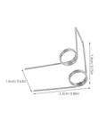 Sturdy Stainless Steel Torsion Spring Kit With 5 Durable Small Springs Perfect For Kettle Lid Repair And Home DIY Projects That Are Low Maintenance, Long Lasting, And Built To Make Life Easier At Home. 2.2cm stainless steel spring, 1.9cm tall