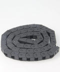 1 Meter Closed Drag Chain Cable Carrier 10x10mm For 3D Printer And CNC Machines, coiled black plastic wire chain