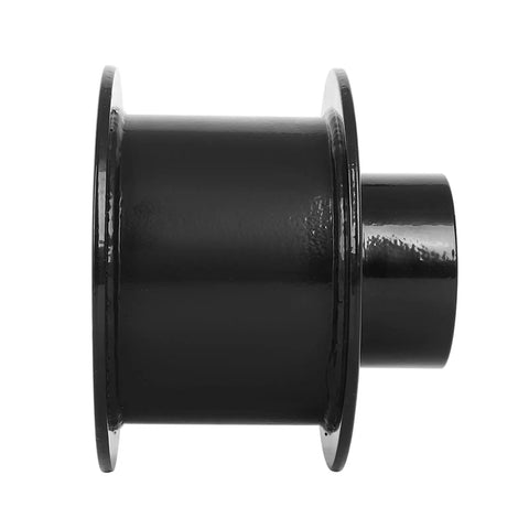 Front Shock Extender Kit For Ford F 250 And F 350 Super Duty 2005 2023 Fits 2 To 4 Inch Lift Keeps Alignment And Gives You Beefed Up Smooth Ride On Road And Off Road For Heavy Duty Pickup Trucks With Easy Install, black metal spacer side view