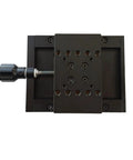 Motorized Rotary Positioning Stage PT-SD102PS With Electric Rotary Platform features a precision X Axis Slide Table with housing