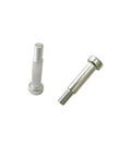 15 Piece Premium 304 Stainless Steel Hex Socket Shoulder Screws M5 Point Eight Thread Twenty Millimeter Length displayed with two bolts.