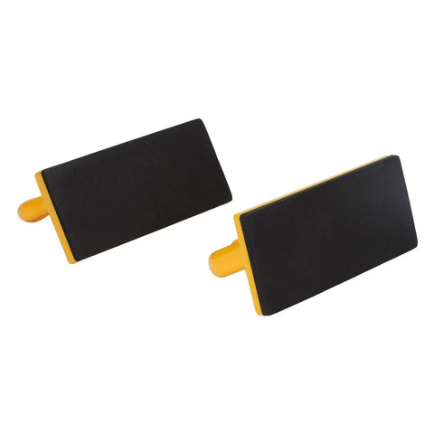 Two Pack Safety Push Block Set With High Visibility No Slip Grip For Woodworking On Table Saws Jointers And Routers Delivers Snug Control Safer Cuts And Precise Workpiece Handling For Every Cut, angled view