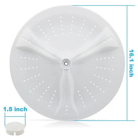 Wash Plate With Cap Replacement for Maytag and Whirlpool Washers Easy Install Replacement Part for Front Load Machines Fits MVWB835DW1 MVWB855DW1 MVWB855DC MVWX655DW2
