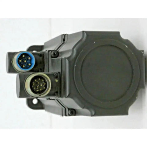 Used HJ96C6-44S Servo Motor For CNC Machines And Robotics, Rock-Solid Performance, Ready To Install, Industrial Grade Servo Module With Smooth Motion And Durable Build, black metal housing with dual connectors