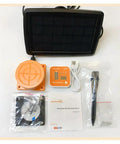 Smart WiFi Water Level Sensor For Tanks And Oil Tanks Remote Alarm With Tuya Smart Life App Control IP65 Waterproof Ultrasonic Tank Gauge Supports Up To 10 Sensors on display including accessories.