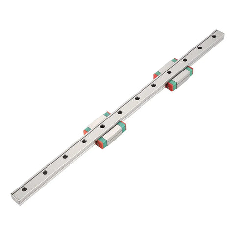 Compact Miniature Linear Rail Guide With 300mm Length And 12mm Width High Precision Linear Motion Rail System With Lubrication visible horizontally
