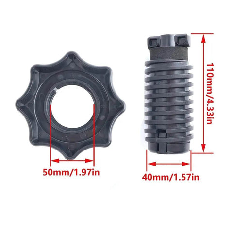 Premium Black Plastic Car Wheel Studs And Tire Mounting Screw Bolt Retainer Kit For Audi A3, Q7, RS3 Models With Durable Load Bearing Capacity No Snapping, 110mm x 40mm