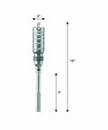 SDS-Max Rotary Hammer Core Bit With Wave Design Delivers Up To Forty Percent Faster Drilling, Carbide Tipped Centering Bit, 2x12 inch