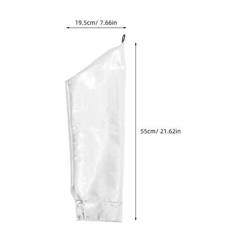 Heavy Duty Heat Resistant Aluminum Foil Arm Sleeves, Waterproof Cut Resistant Forearm Guards Shop Tough Armor For Welders Mechanics And Garage Grinders, 2 Pack, silver protective sleeve measuring 55cm.