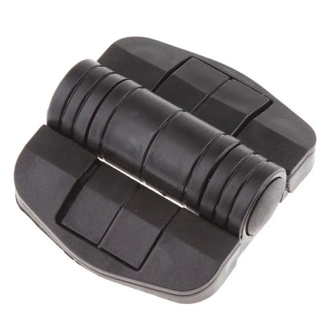 Position Control Butt Hinge For Cabinet Doors Marine Nylon Construction With Stainless Tube Black Finish 150 Degree Opening