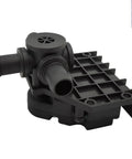 Hvac Heater Valve Thermostat Control For 2016 To 2020 Tesla Model X Battery Ev 106422500B C E direct fit valve showcasing black plastic construction.