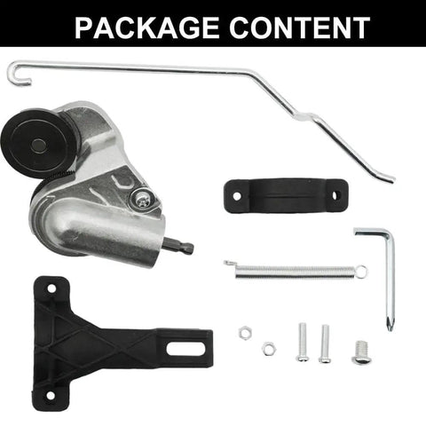 Package contents of Electric Drill Plate Cutter Attachment For Sheet Metal Nibbling And Plate Cutting Pro Grade Heavy Duty Metal Nibbler