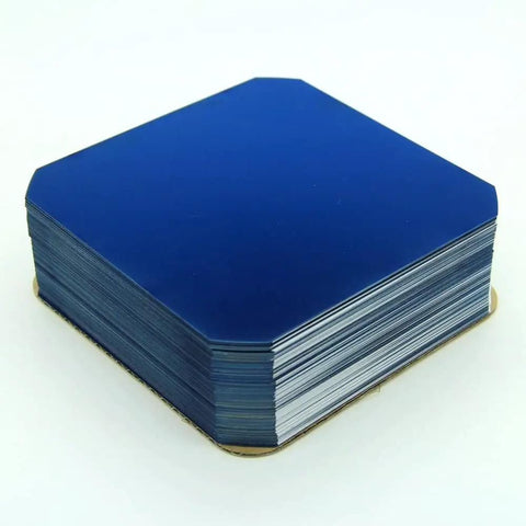 Stack of Flexible Solar Cells E60 C60 5x5 3.6W Monocrystalline For DIY Panels With Plug And Play Setup Plus Dual Busbars Per Cell