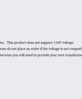 Voltage compatibility note for 600W Hot Air Rework Rig With Digital Temperature Control And 60W Soldering Iron Desoldering Tool