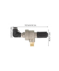 Universal Quick Release Tire Changer Valve Bead Breaker Exhaust For High Pressure Pneumatic Tire Machines Rapid Exhaust And Easy Replacement Wide Compatibility For Auto Shops And Commercial Tire Service, 10.5cm long