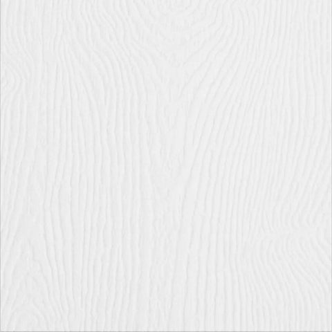 Textured white wood-look surface of No-Dig Landscape Edging Kit With Anchoring Spikes, 4.5 Inch Tall White Wood-Look Garden Border