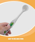 Digital Salt Tester For Food And Brine Precise Salinity Meter With LED Display kitchen tool in hand, close-up view.