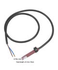 Gas Furnace Flame Sensor Probe Replacement Kit With Rapid Response For Home Heating Equipment Parts 2 Pack Black Plastic Burner Ignition Sensor For Easy DIY Install And Reliable Burner Detection, 27.5in cable