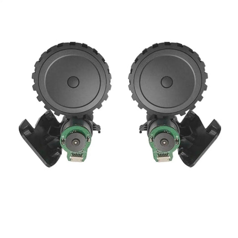 Beefed-Up Heavy-Duty Robot Vacuum Drive Wheel Assembly With Motor For ABIR X5 X6 X8 S6, dual wheel assembly, top view