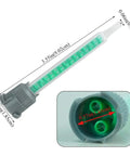 High Efficiency Mixing Nozzles For 50ml Resin Cartridges 16 Element 3.6 Inch Tip Set For 1 To 1 And 2 To 1 Ratios 20 Pieces Reduces Waste