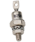 High Performance Stud Mount Diode 1200V for Welding Machine Power Supply Converter and Motor Control with mounting stud and nut.