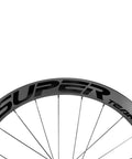 High-Performance 50mm Carbon Fiber Disc Brake Wheelset For Road Bikes, 700c Clincher With UD Matte Finish and decals
