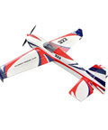 ARF 48 Inch Electric Fixed Wing RC Airplane In Yellow And White, VOTEC 322 M069 Ready To Fly Model Aircraft, top view