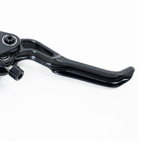 Falcon Pro And GT Brake Levers Adjustable Folding Handle Unbreakable 90 Degree Pivot dual levers close-up view