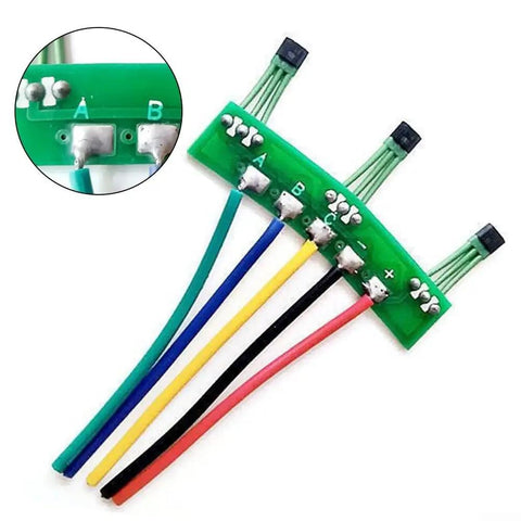 Hall Sensor For Two Wheel Electric Bikes With Board Cable Replacement Part And Plug And Play Motor Hall Element For Ebike Durable Sensor Module For Electric Bicycle Motors Easy To Install And Replace In Two Wheel Vehicles
