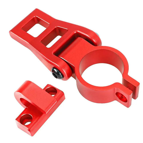 Red Aluminum Folding Buckle Kit For Zero 8X And 10X Electric Scooter Steering Bar Fix Hook Vertical Rod Replacement Parts
