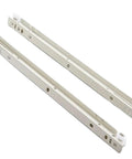 Heavy Duty Full Extension Drawer Slides, 1 Pair, Two Section Track Rails For Cabinets And Furniture, 16 Inch 40 Cm, metal rails