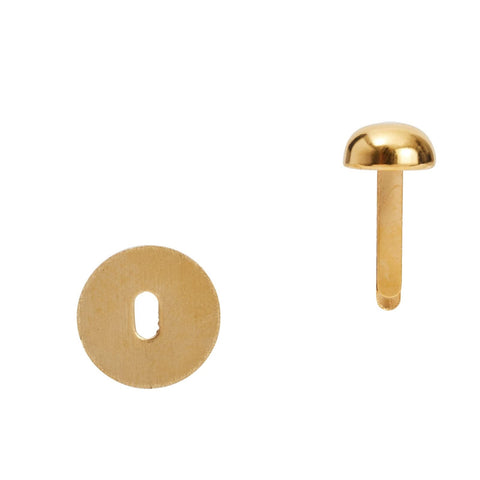 Brass fasteners for Dark Green PVC Fence Slats For Privacy 1.8 Inch By 246 Feet Privacy Fence Plastic Strips displayed separately.