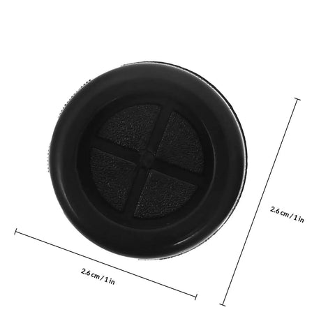 36 Piece Black Round Rubber Grommet Kit For Cable And Wire Hole Coverage Oil Resistant And Waterproof Grommets For DIY Electrical, Automotive, And Home Wire Management Durable Flexible Grommets With Easy Install In Resealable Pack, 2.6 cm