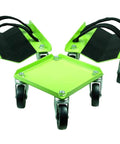 Heavy Duty Snowmobile Dolly Set Of 3 With V Slide, 2.5 Inch Nylon Swivel Casters, Rubber Pad Protecting Skis, 4 Adjustable